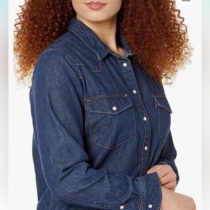 Levi’s western button down shirt size XL